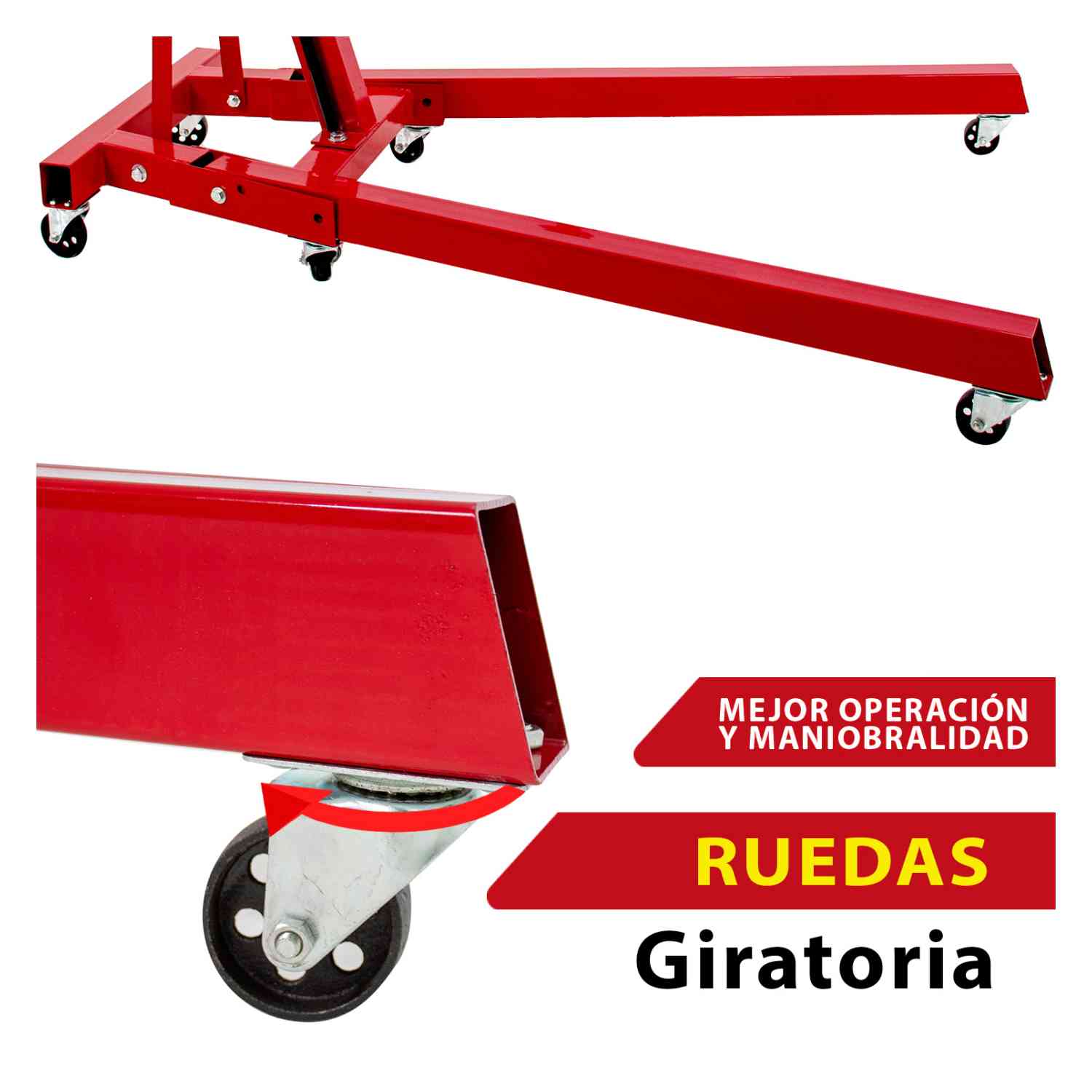 Foto 8 pulgar | Pluma Hidraulica Plegable Motor 2 Ton Profesional Uso Rudo