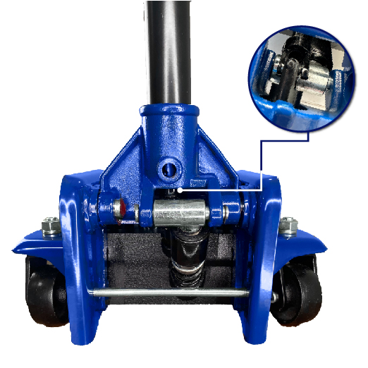 Foto 4 pulgar | Gato de Patín Hidráulico Hantec 3 Toneladas Color Azul