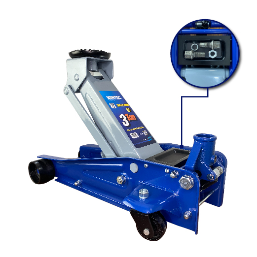 Foto 4 | Gato de Patín Hidráulico Hantec 3 Toneladas Color Azul
