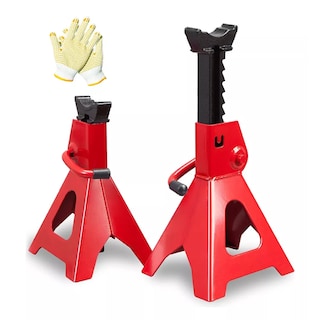 Foto 1 | 2 Piezas Torres para Auto Torre Automotrices de 3 Toneladas Rojo
