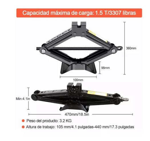 Foto 4 pulgar | Gato Wünd Mecánico para Auto