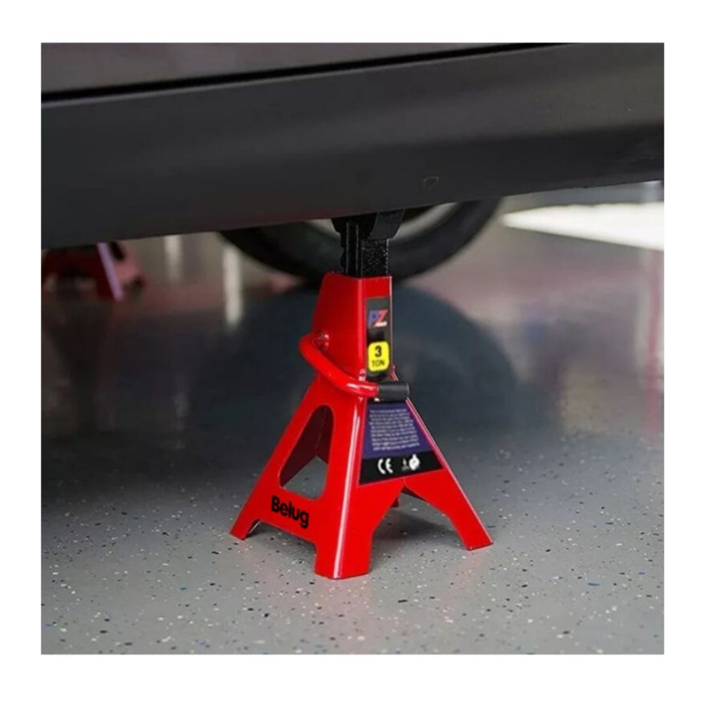 Foto 4 | 2 Piezas Torres Para Auto Lab,g  Torre Automotrices De 3 Toneladas Rojo
