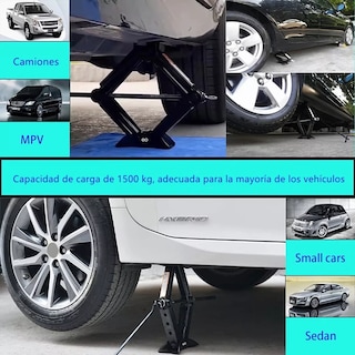 Foto 3 | Gato Mecanico Tijera Manual Carro Chico Eo Safe Imports Esi-6618-1 Negro