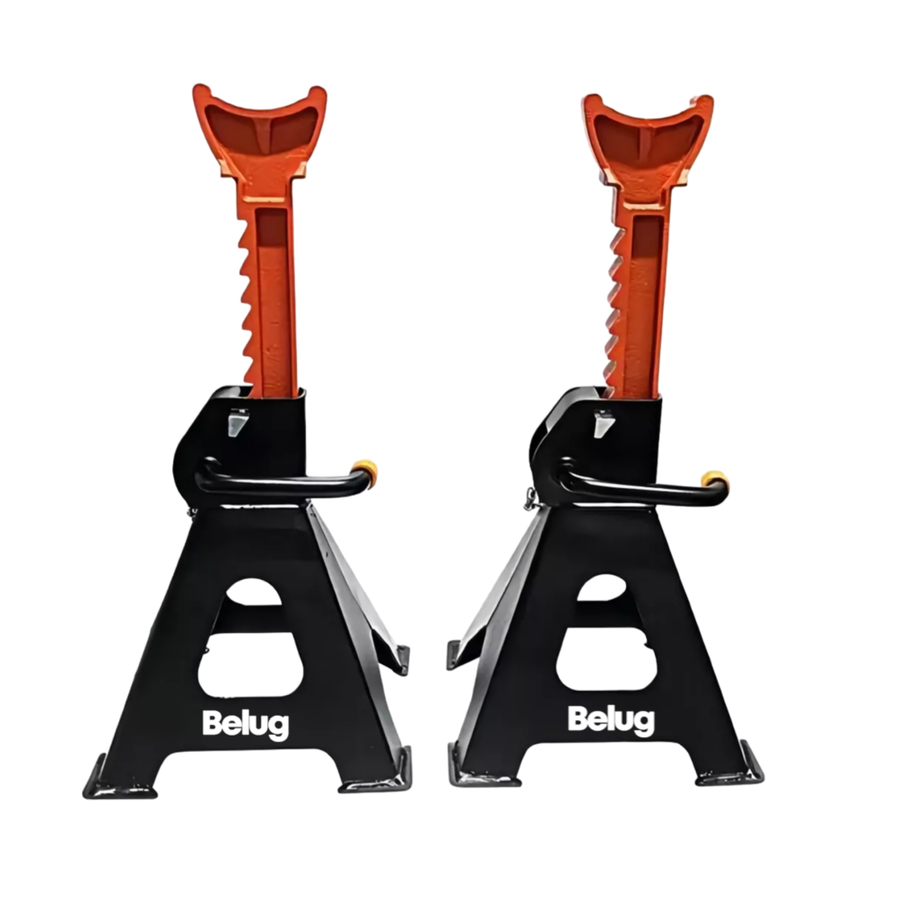 Gato Automotriz Con Capacidad De 3 Ton, 2 Pzs Rojo/negro Belug