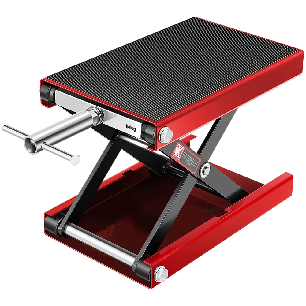Foto 1 | Elevador Mecánico Belug De Motocicleta De 1100lb 85mm-340mm Rojo Negro