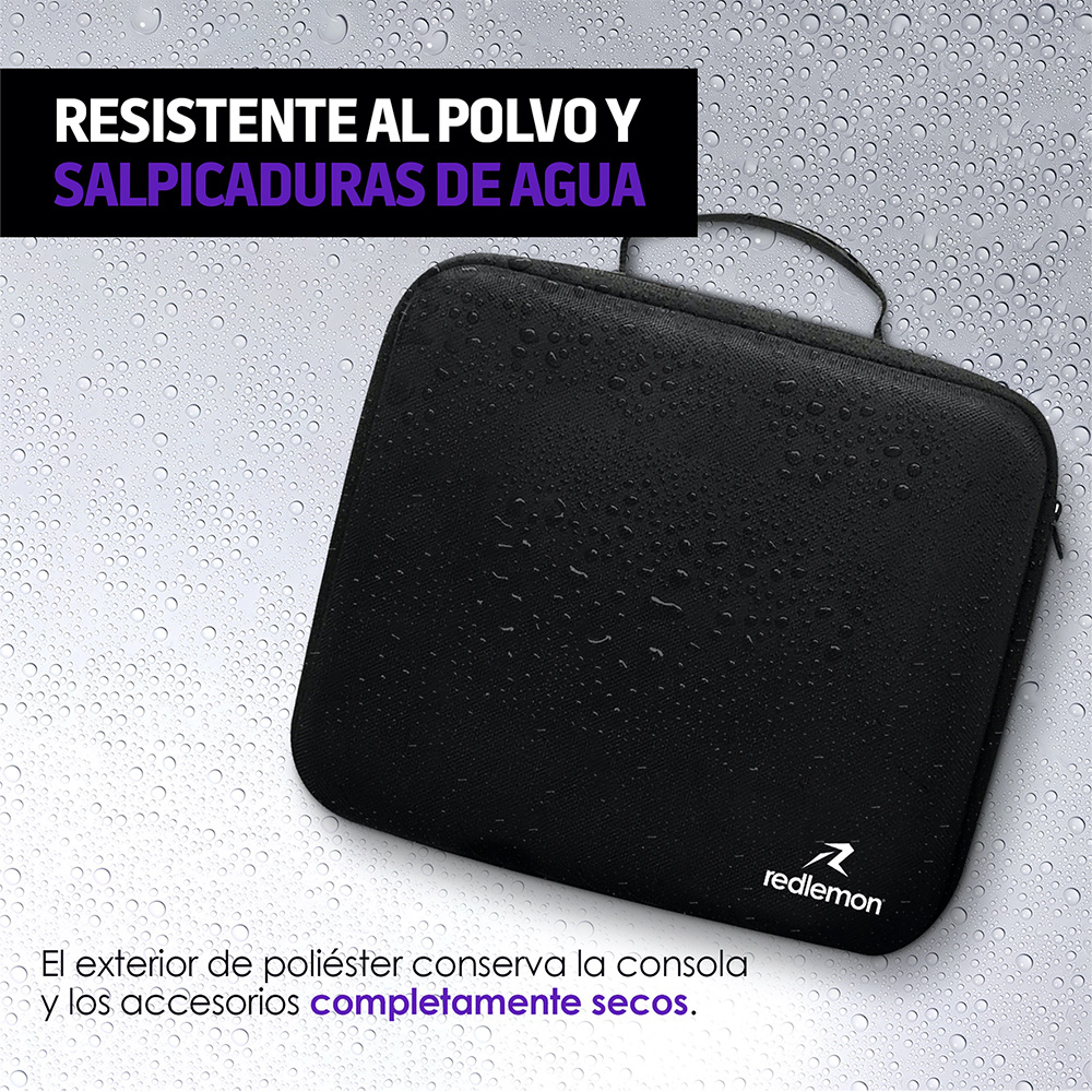 Foto 5 | Funda Rígida de Viaje para Nintendo Switch Redlemon 80013 color Negro con Compartimentos