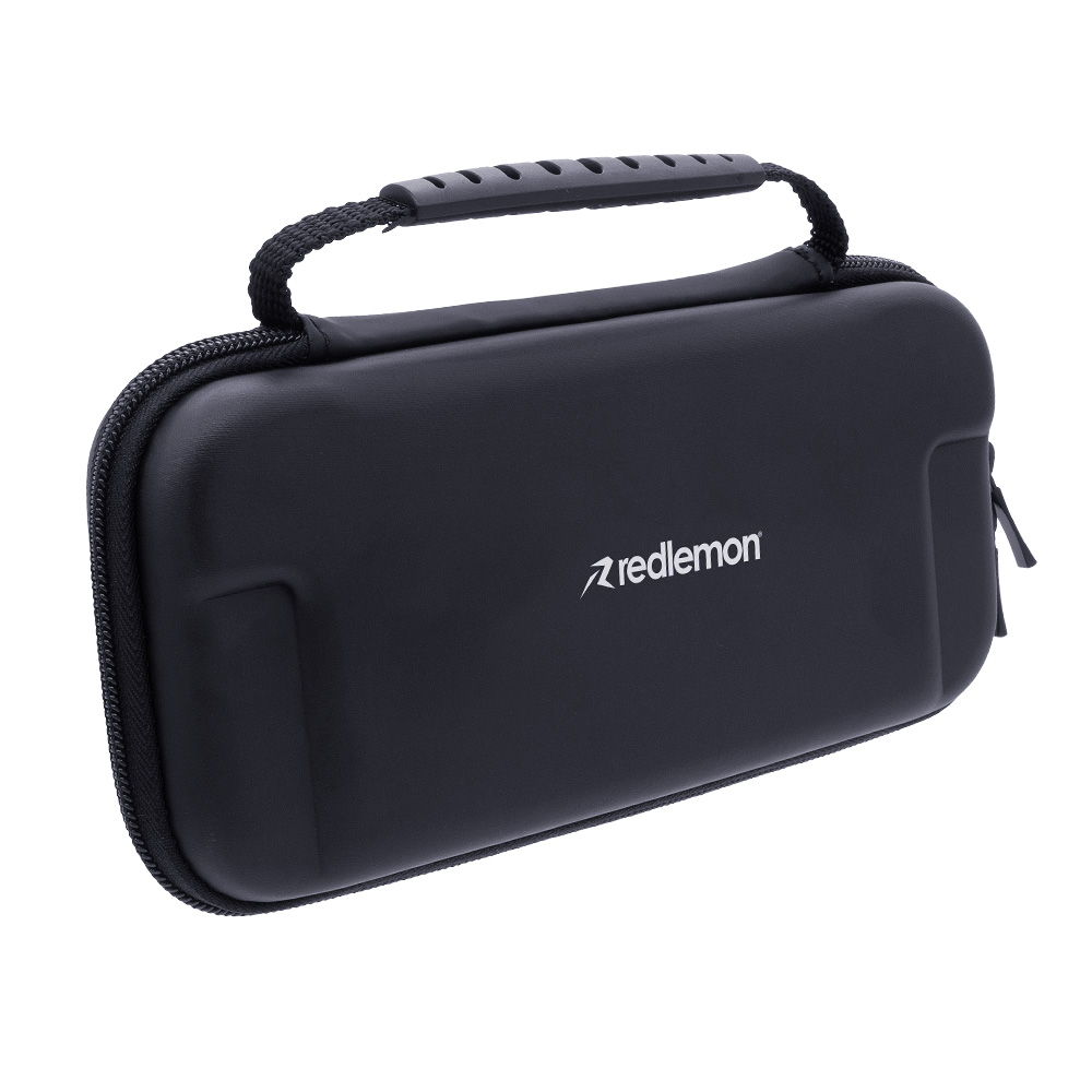 Foto 2 pulgar | Estuche Rígido Portátil para Nintendo Switch Lite Redlemon 79905 color Negro con Mica de Cristal Templado