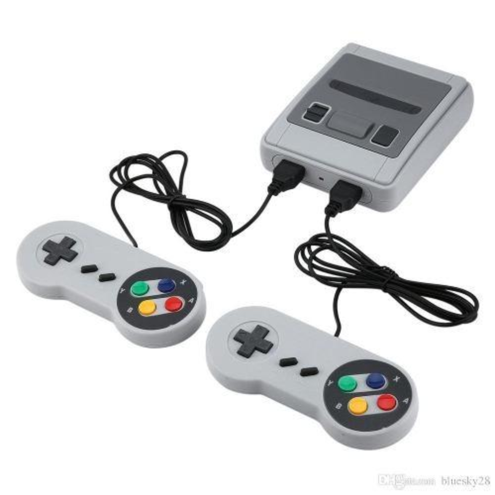 Foto 3 pulgar | Consola Tipo Snes Sfc 621 Juegos 2 Mandos Clasicos Hdmi color Gris