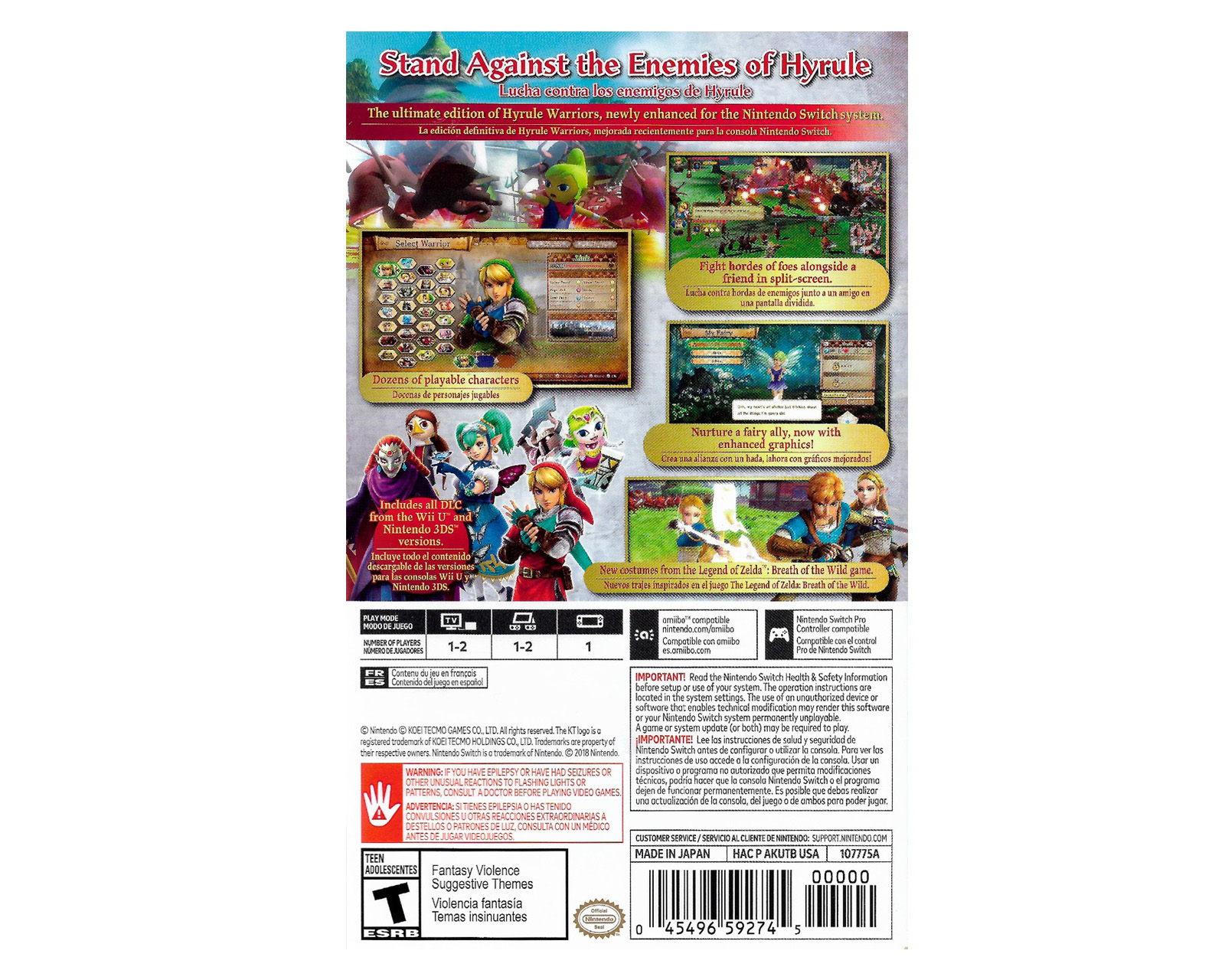 Foto 3 pulgar | Juego Hyrule Warriors: Definitive Edition para Nintendo Switch