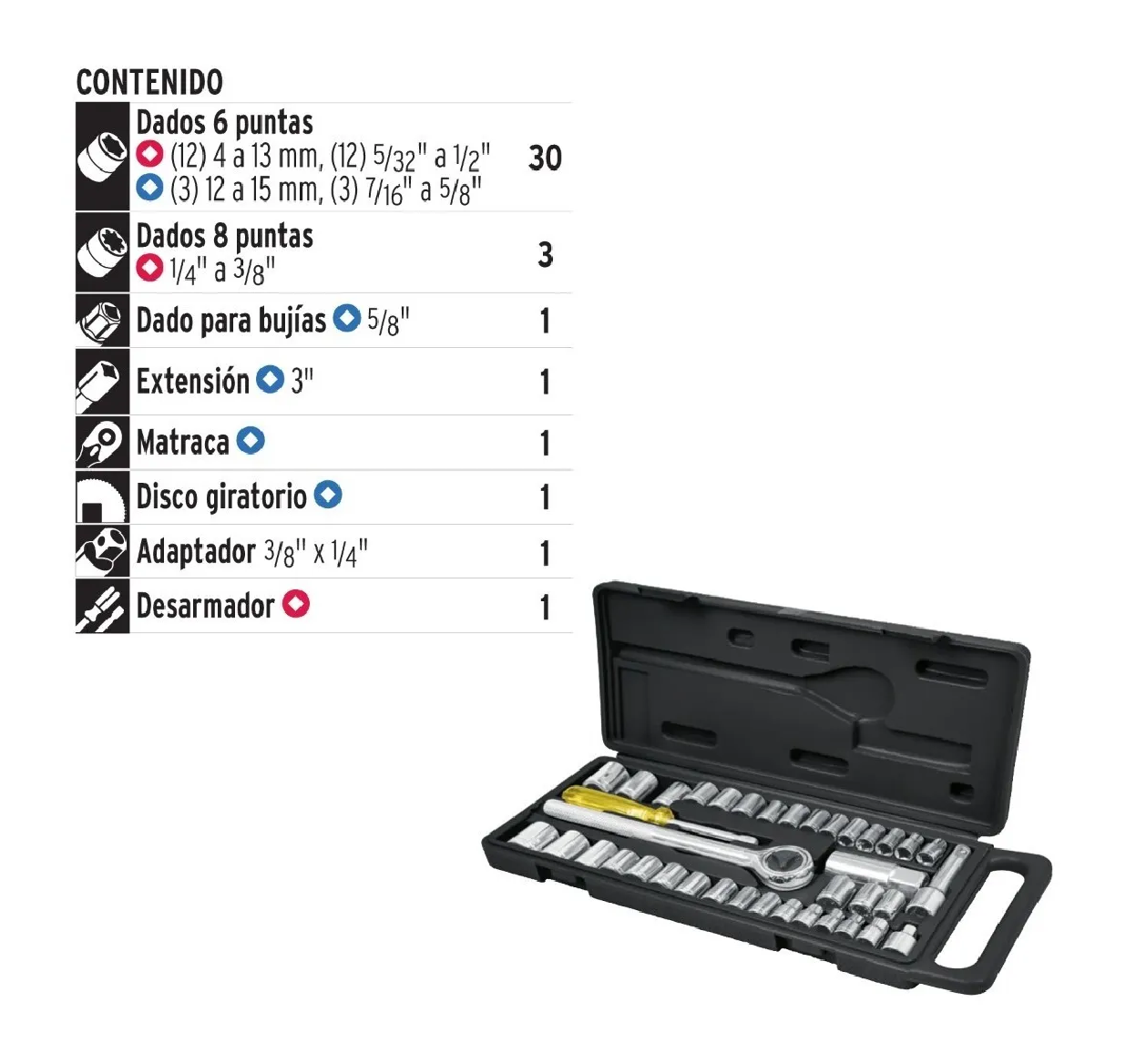 Foto 3 pulgar | Juego De Dados Con Matraca Eo Safe Imports ESI-490 Negro