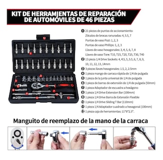 Foto 3 | Juego de Dados Eo Safe Imports Esi-609 46 Piezas