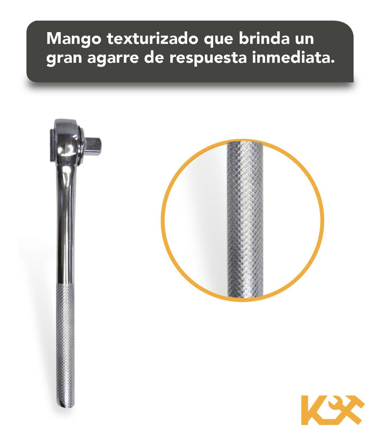 Foto 7 pulgar | Herramienta Matraca Dado Hexagonal Universal 1/4-3/4in 3 Pzs Kingsman