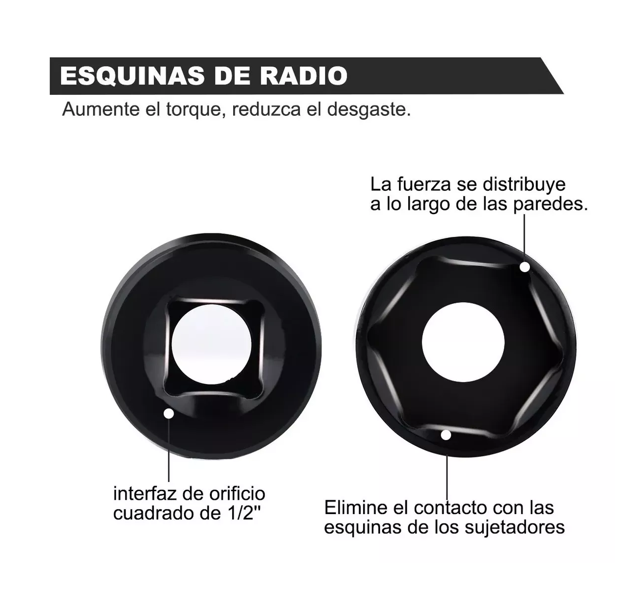 Foto 4 pulgar | Juego de Dados de Impacto Belug color Negro de 1/2 Pulg 8-32 mm 35 Piezas