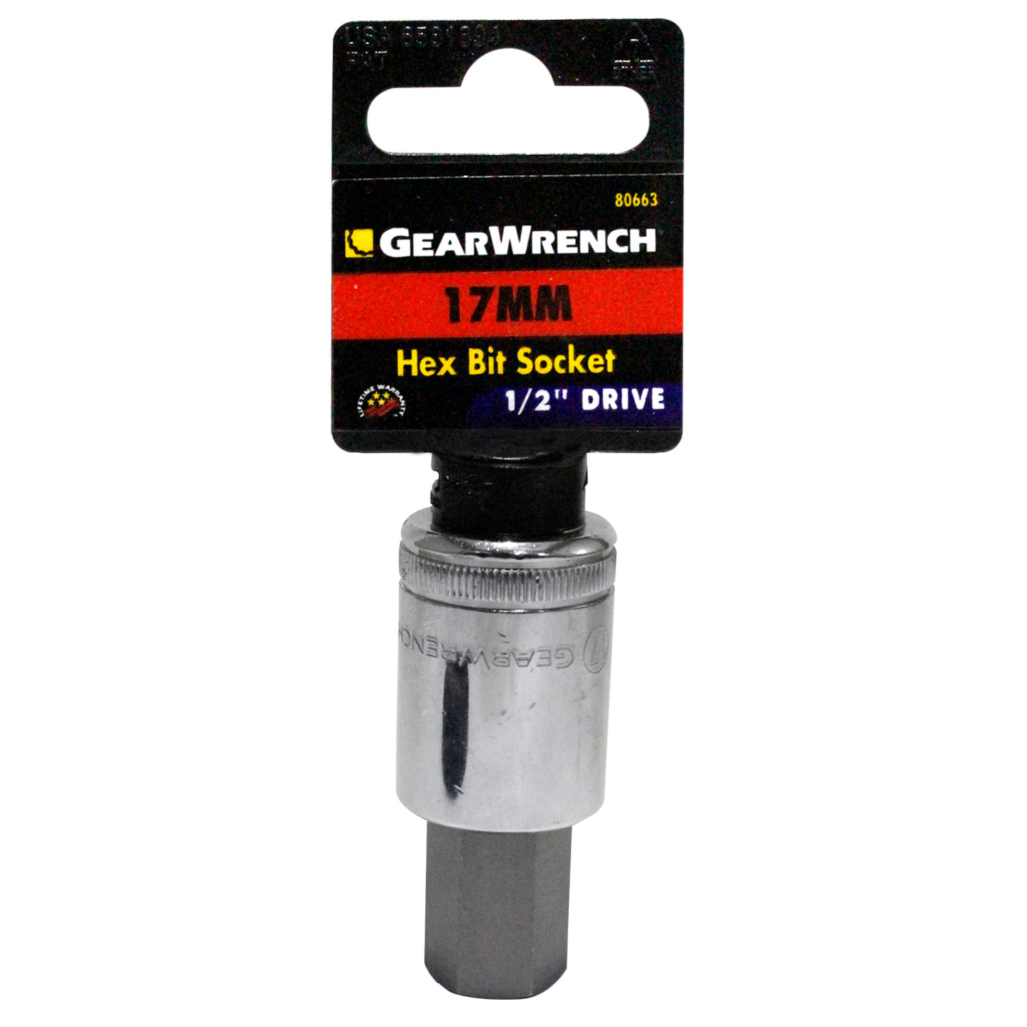 Foto 3 pulgar | Dado Hexagonal Gearwrench 80663 1/2 X 17mm