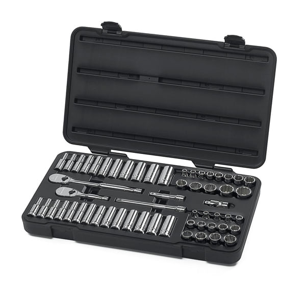 Foto 2 pulgar | Juego De Herramientas Para Mecánico Std Y Largas De 3/8 Plg 12 Ptas Sae/mm Gearwrench 80551 57 Pz