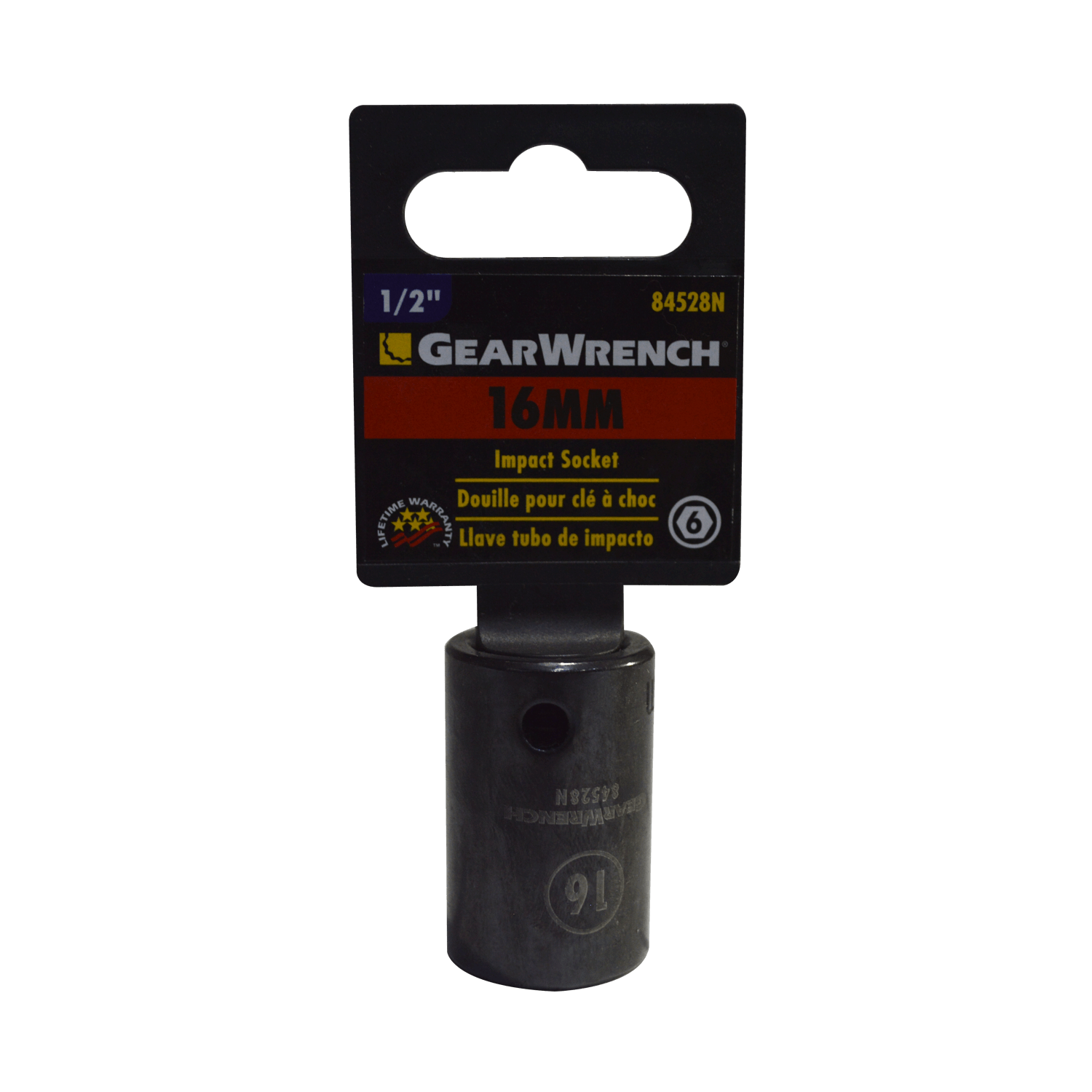 Foto 2 pulgar | Dado Imp 1/2 6pts Gearwrench 84528 16 Mm.