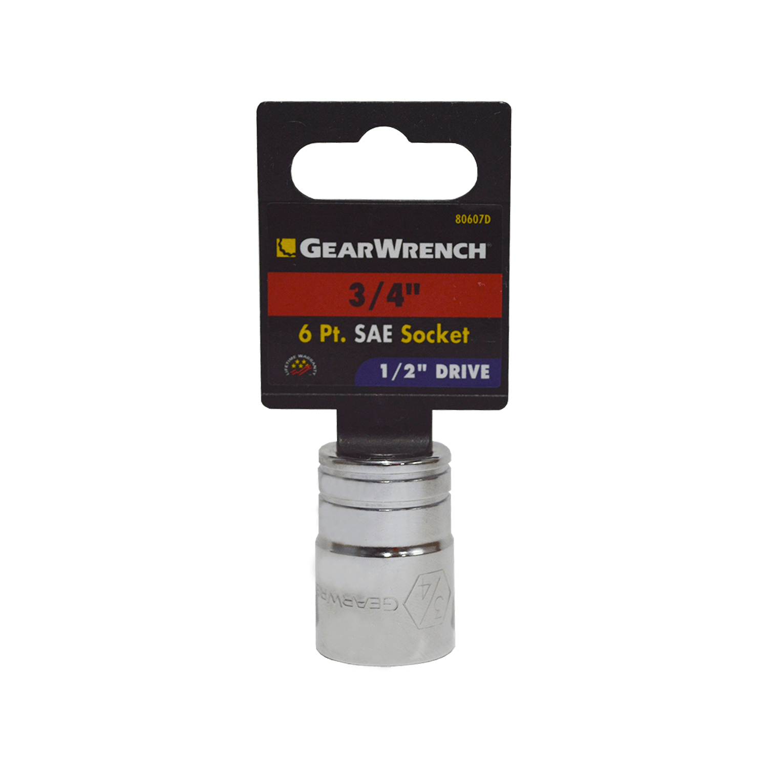 Dados 6 Pts.1/2 Gearwrench 80607d 3/4