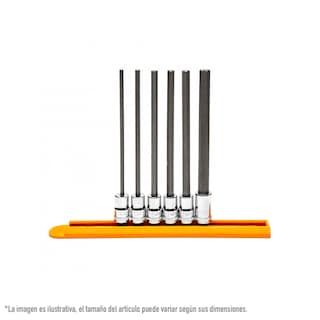 Foto 1 | Juego Dados Largos Hex. Mm 3/8 Plg. 6 Pz. Gearwrench 82554