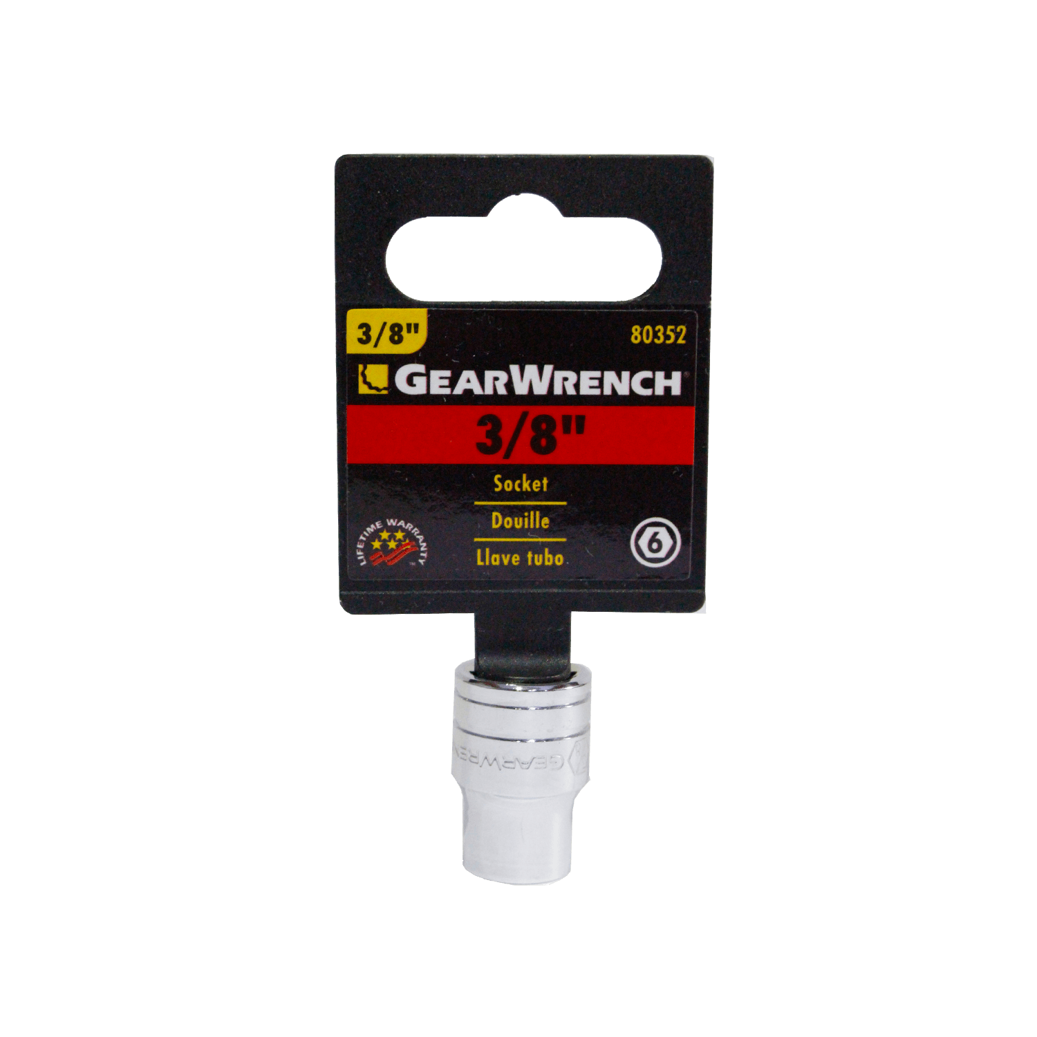 Dados 6 Pts.3/8 Gearwrench 80352 3/8