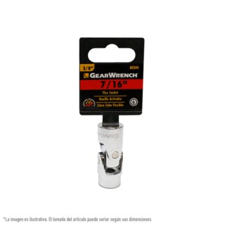 Foto 1 | Dado Flexible Sae De 6 Ptas De 3/8 Plg Gearwrench 80344 7/16 Plg