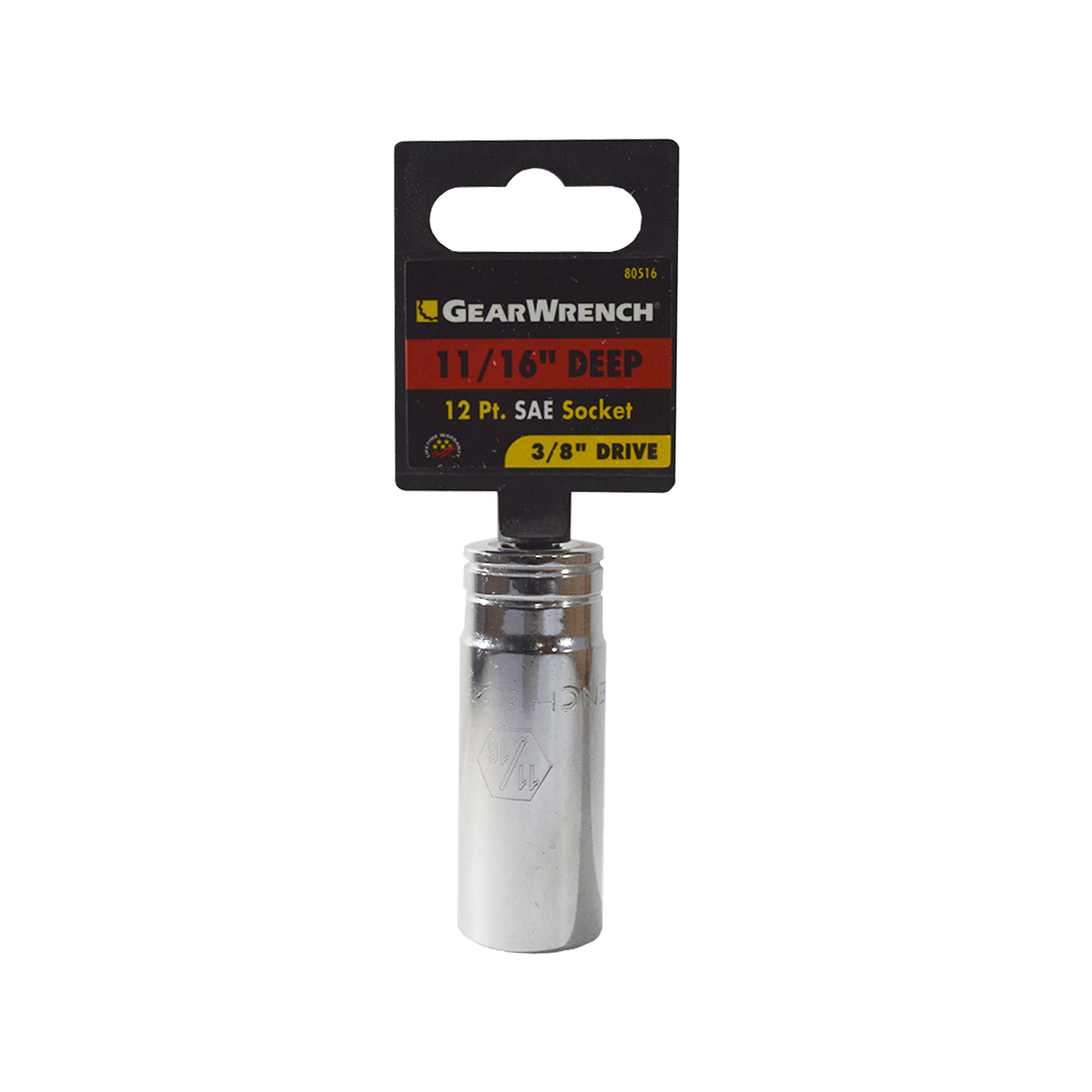 Dadolargo12pts3/8 Gearwrench 80516 11/16