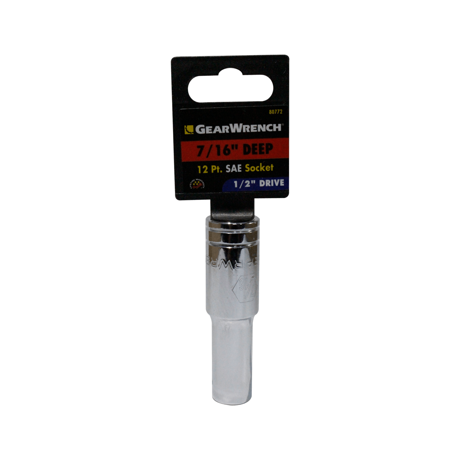 Foto 2 pulgar | Dado Largo Gearwrench 80772 1/2 X 7/16 Plg