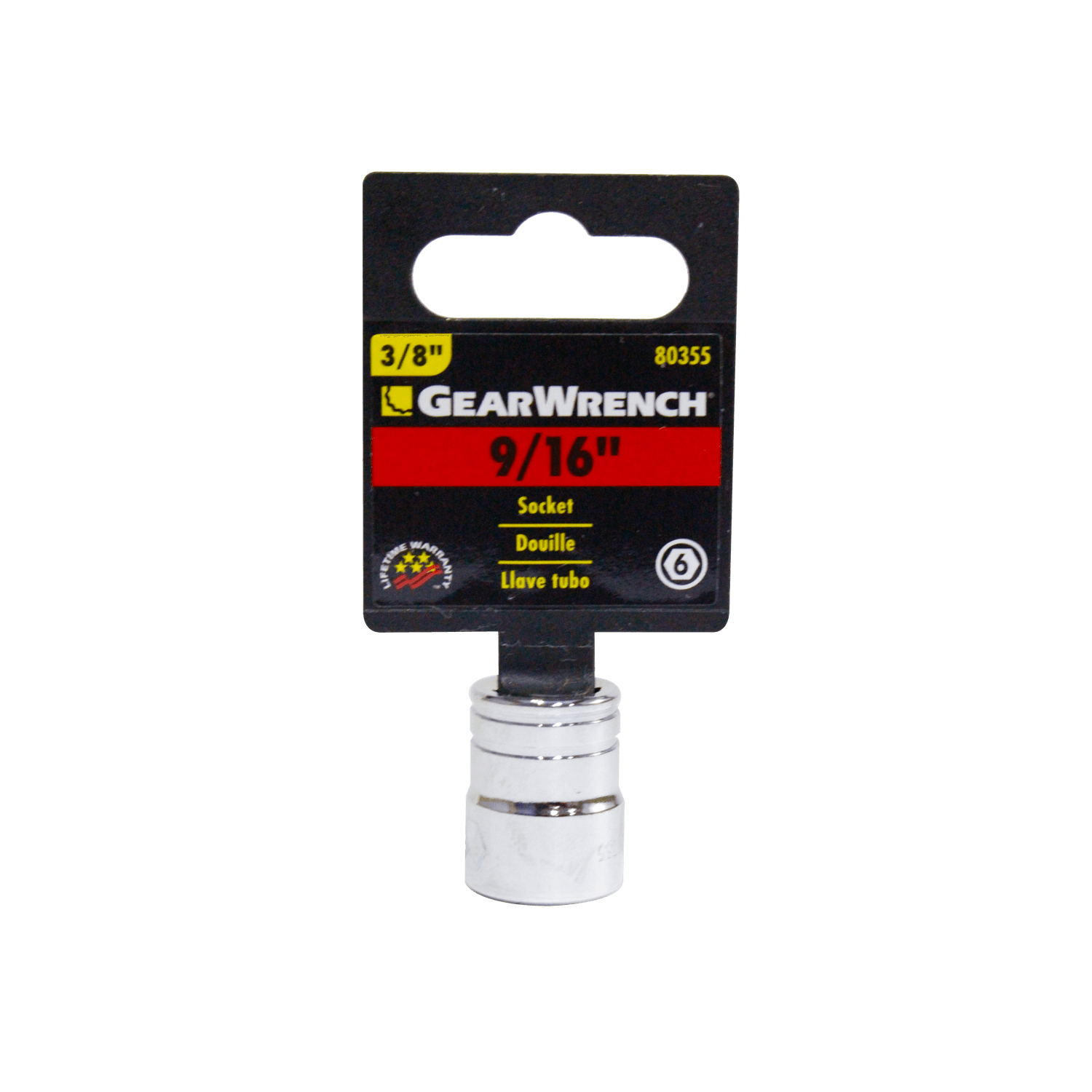 Dados 6 Pts.3/8 Gearwrench 80355 9/16