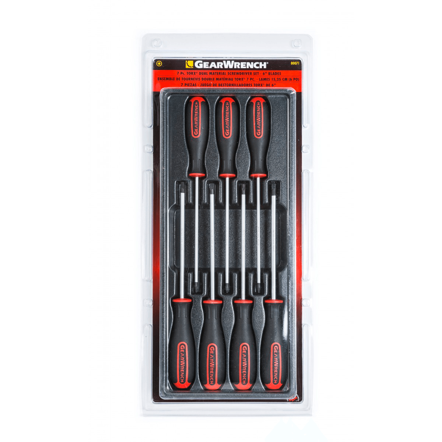 Foto 3 pulgar | Desarmadores Torx Material Dual Gearwrench 80071 7 Pz.