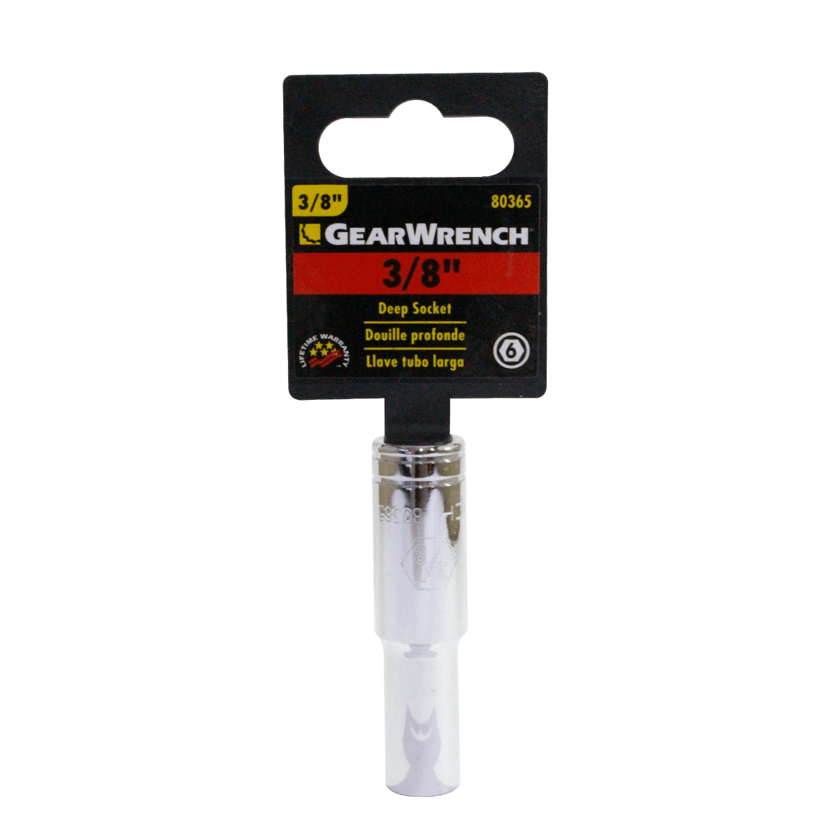 Dado Largo 6pts3/8 Gearwrench 80365 3/8