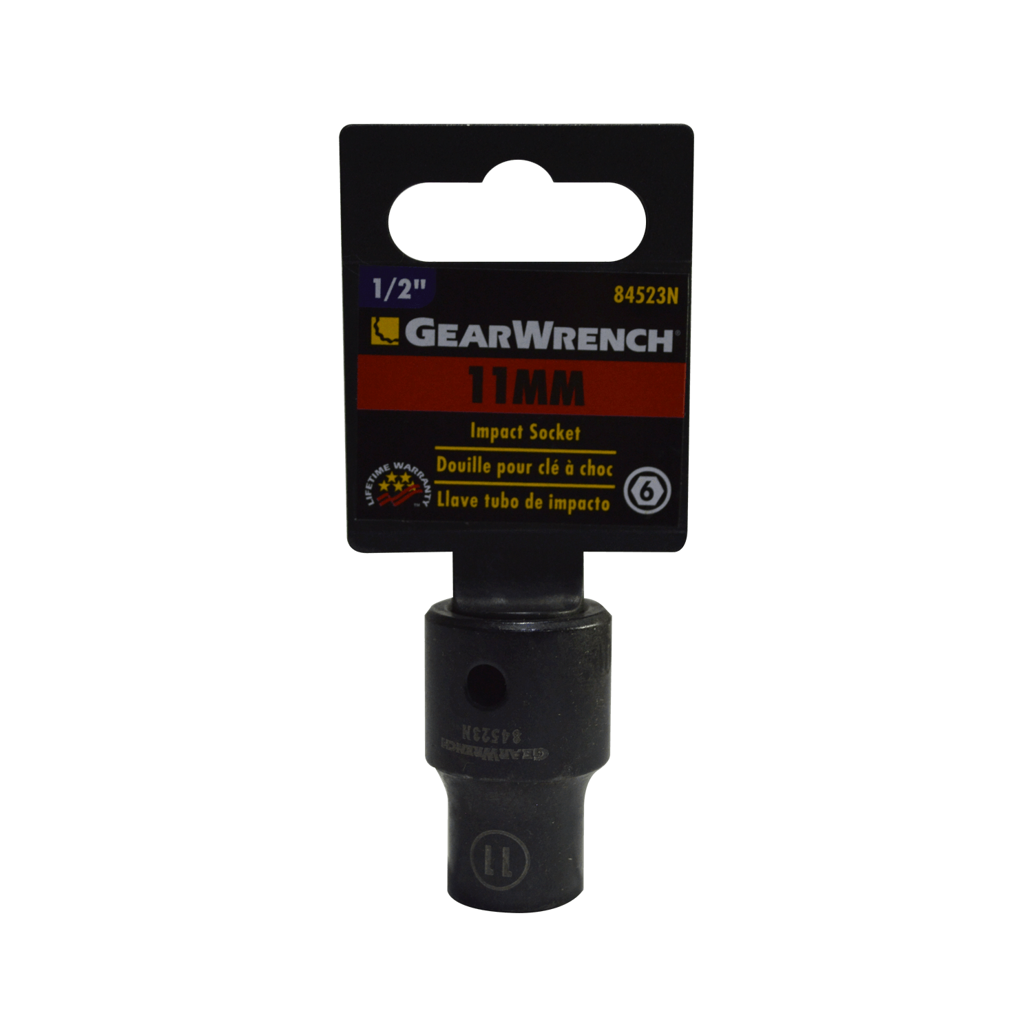 Foto 2 pulgar | Dado Imp 1/2 6pts Gearwrench 84523 11 Mm.