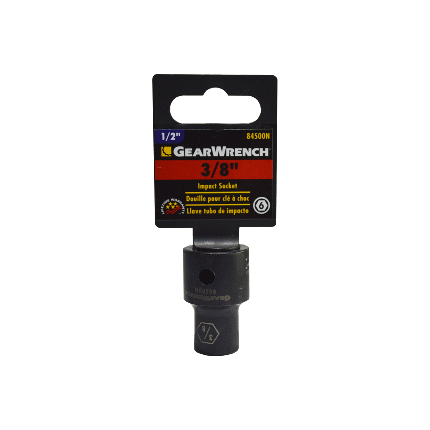 Foto 2 pulgar | Dado Imp 1/2 6pts Gearwrench 84500 3/8