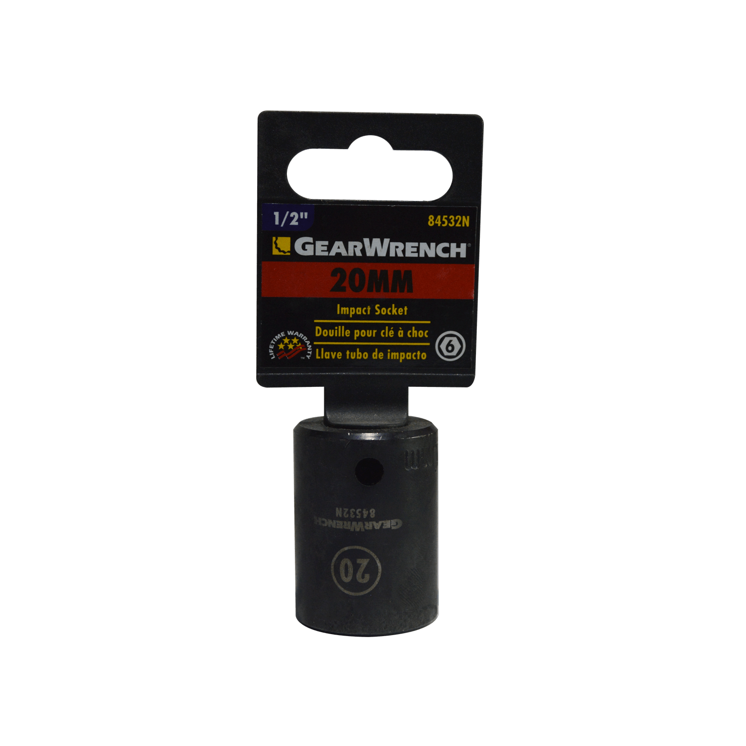 Dado Imp 1/2 6pts GearWrench 84531 19 MM