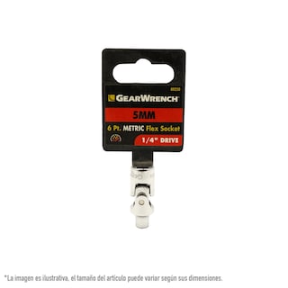 Foto 1 | Dado Flexible Mm 1/4 Plg 6 Puntas Gearwrench 80250 5 Mm