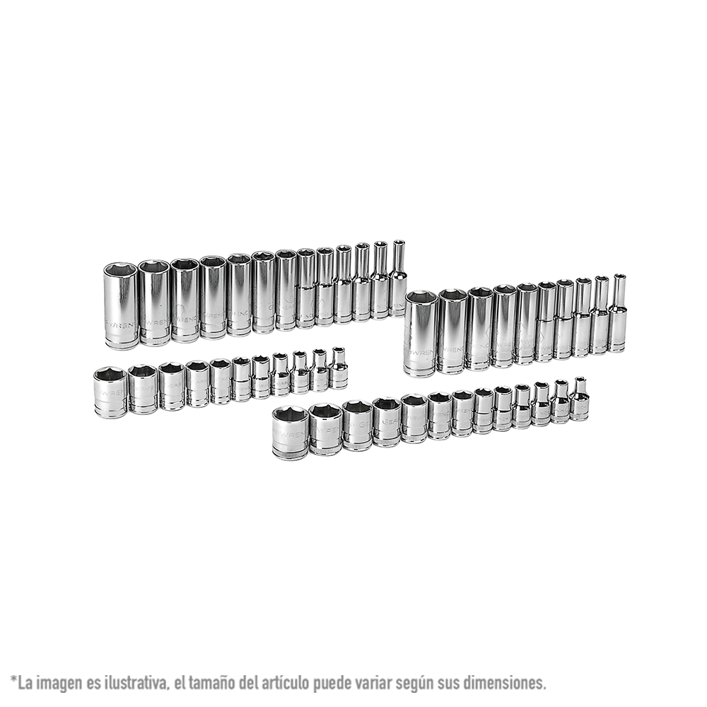 Dados Sae/largos 6 Puntas 47 Pz. Gearwrench 80314d