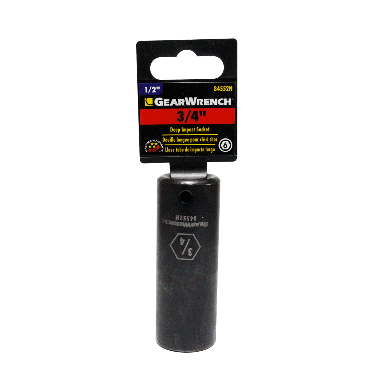 Dado Imp 1/2 6pts Lgo. Gearwrench 84551 11/16