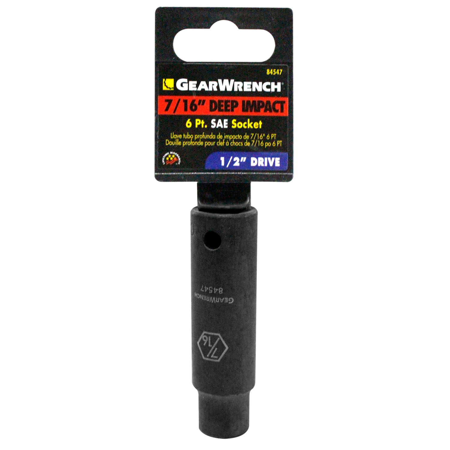 Foto 2 pulgar | Dado Imp 1/2 6pts Lgo. Gearwrench 84547 7/16