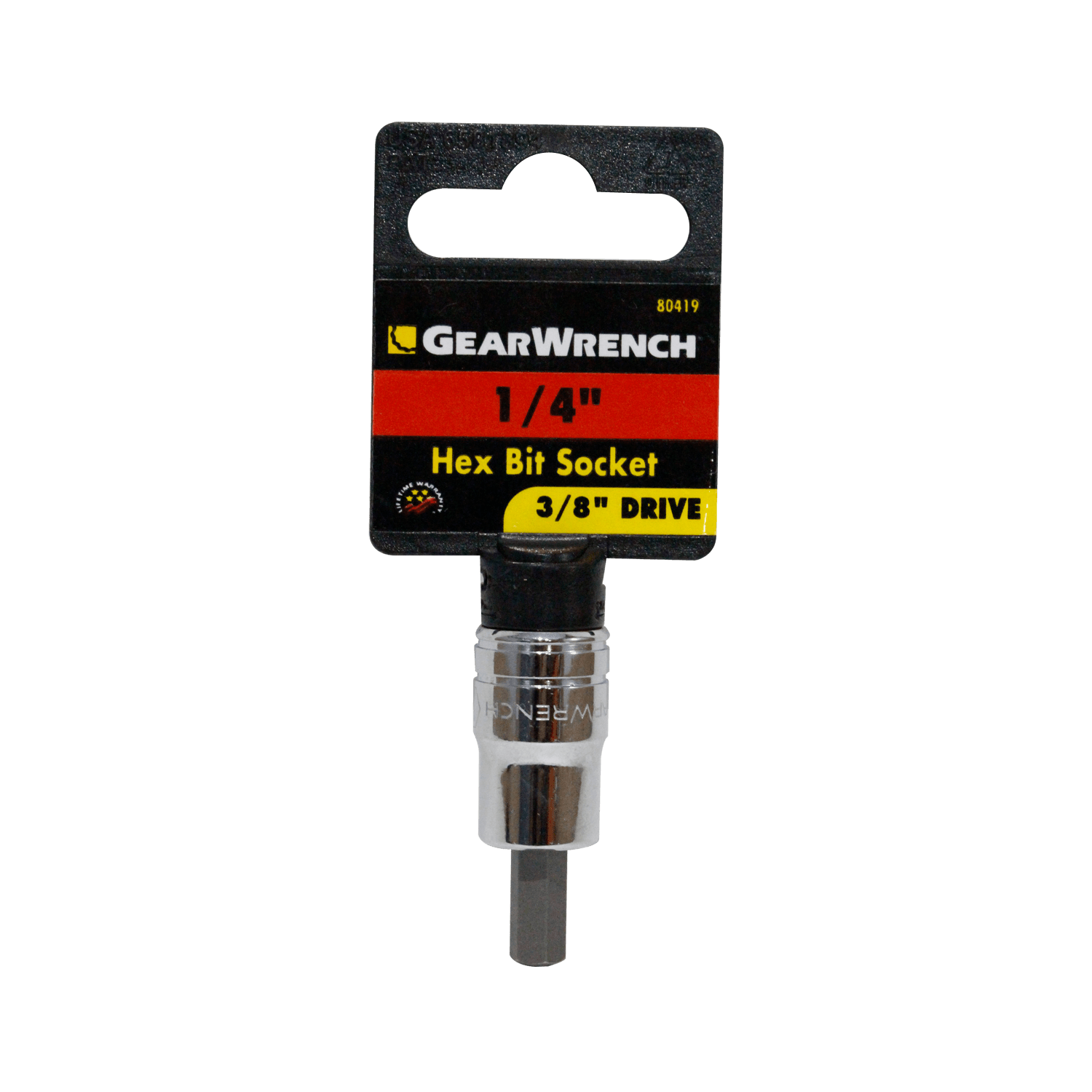 Foto 2 pulgar | Dado Hexagonal Gearwrench 80419 3/8 X 1/4