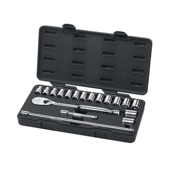 Juego De Herramientas Para Mecánico De 1/2 Plg 6 Ptas Mm Gearwrench 80708 18 Pz $2,286