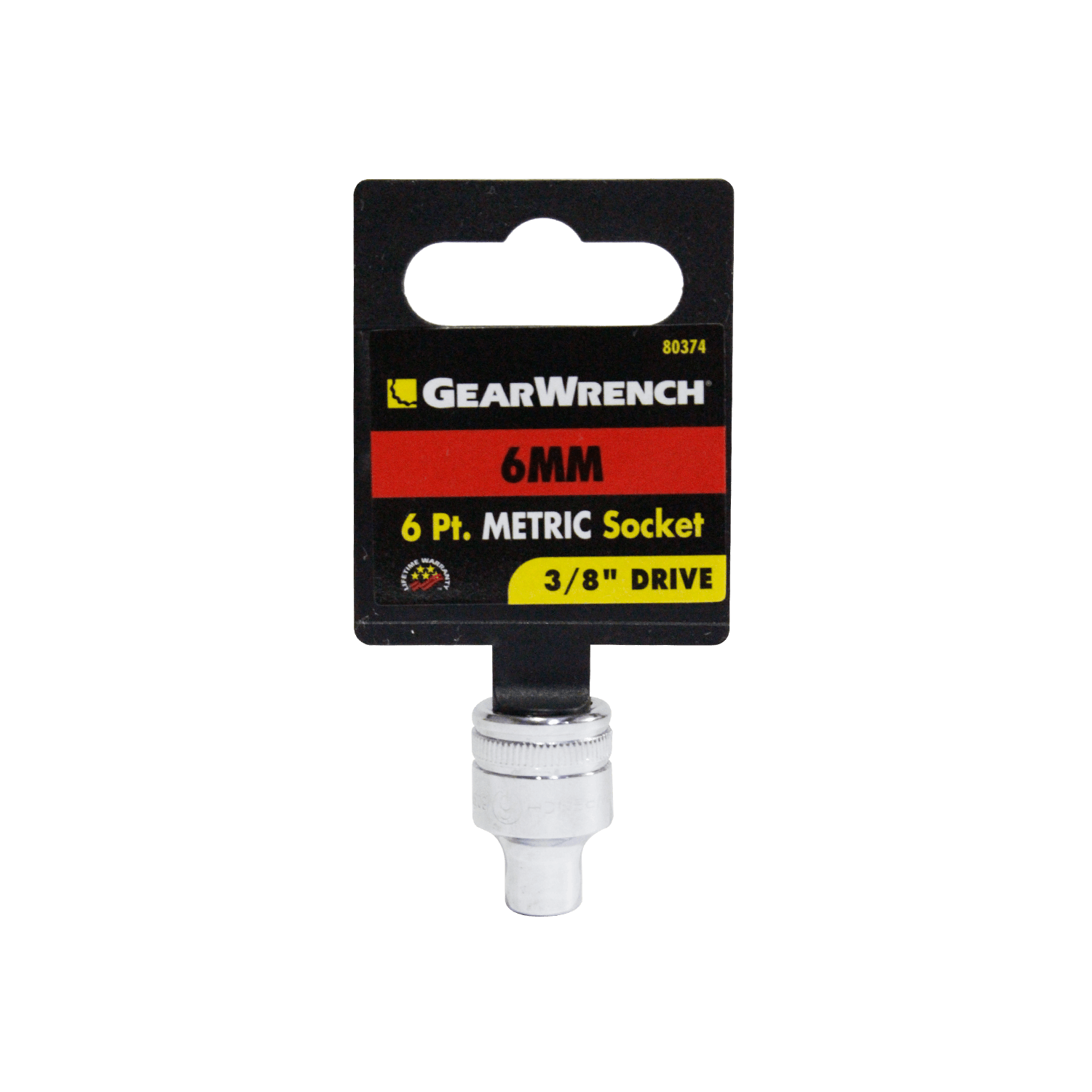 Dadosmet.6pts3/8 Gearwrench 80374 6 Mm.