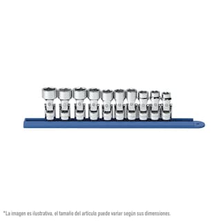 Foto 2 | Dados Flex. Mm 6pt 3/8 Plg 10 Pz. Gearwrench 80565