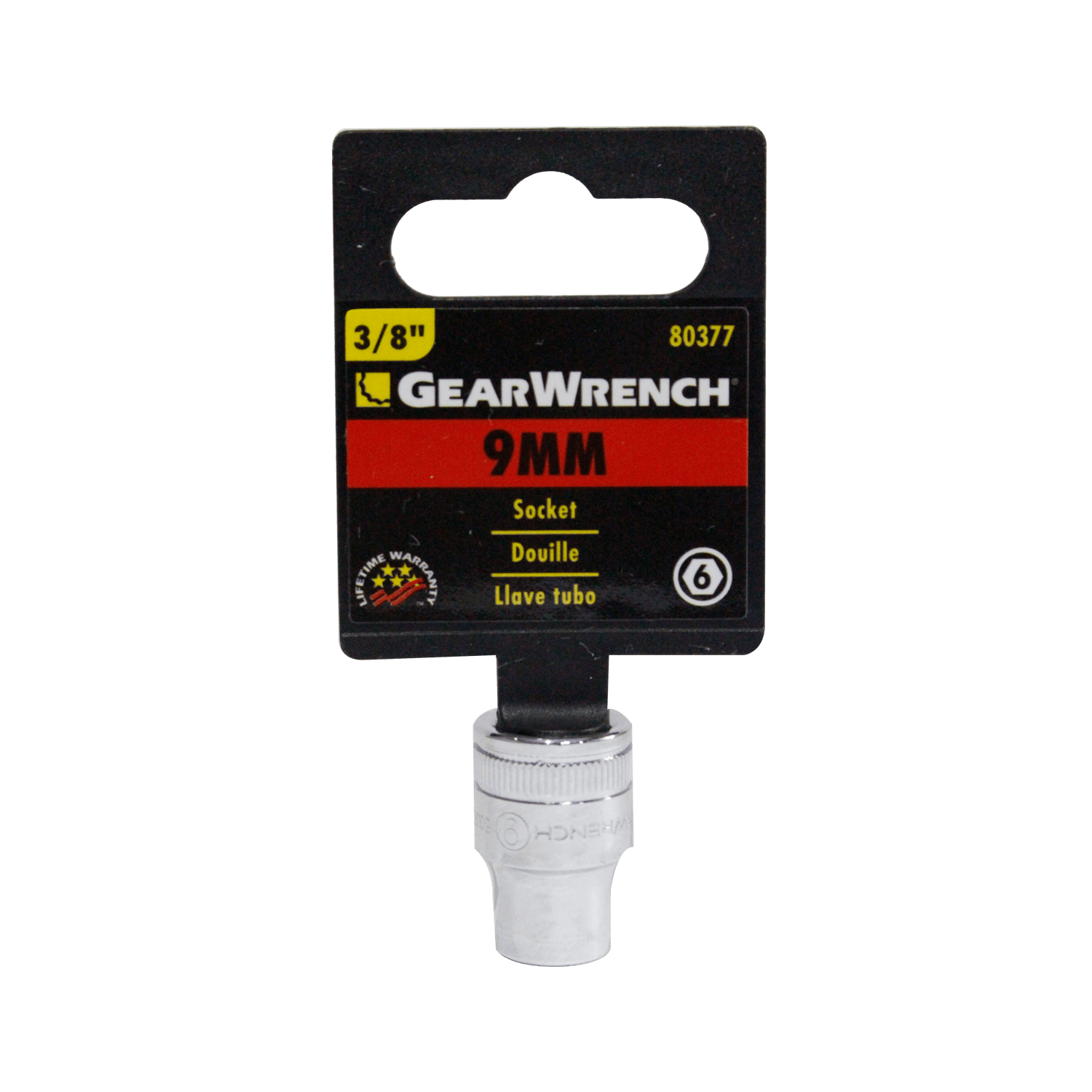 Foto 1 | Dados 6 Puntas3/8 Gearwrench 80377 9 mm