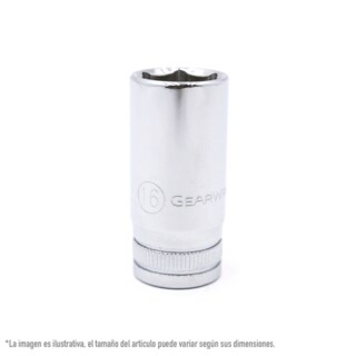 Foto 2 | Dado De Media Métrico 3/8 Plg 6 Pt. Gearwrench 80398s 16 Mm