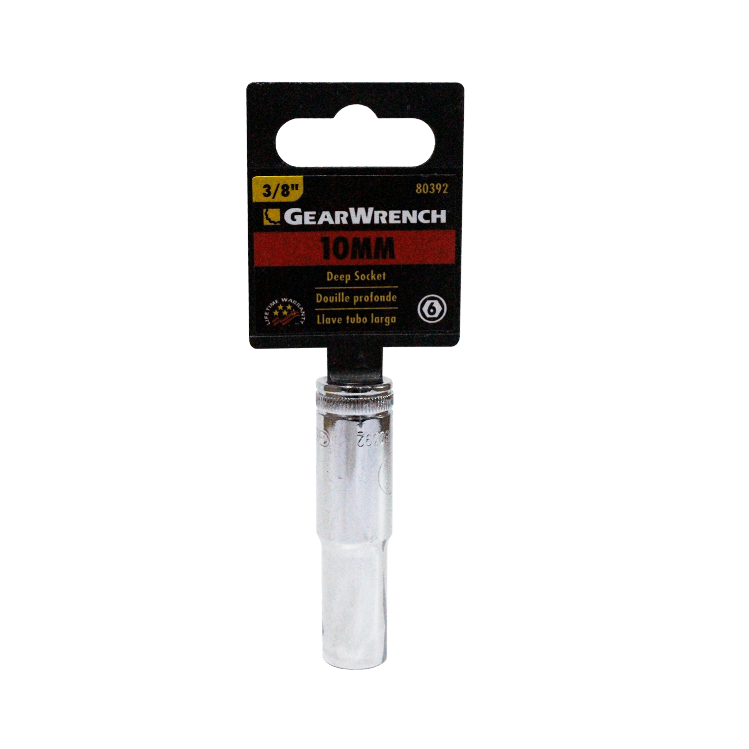 Dadolgomt6pts3/8 Gearwrench 80392 10 Mm.