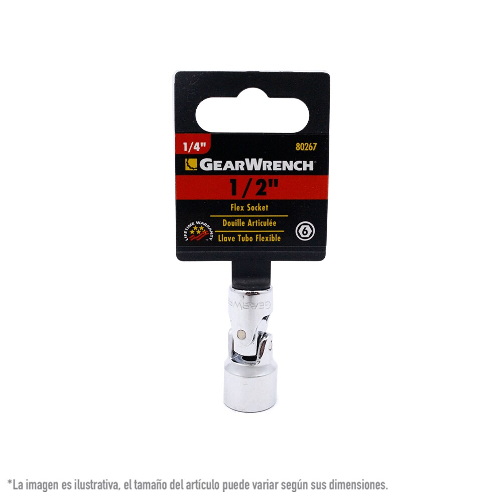 Dado Flexible 1/4 Plg Sae 6 Puntas Gearwrench 80267 1/2 Plg $179