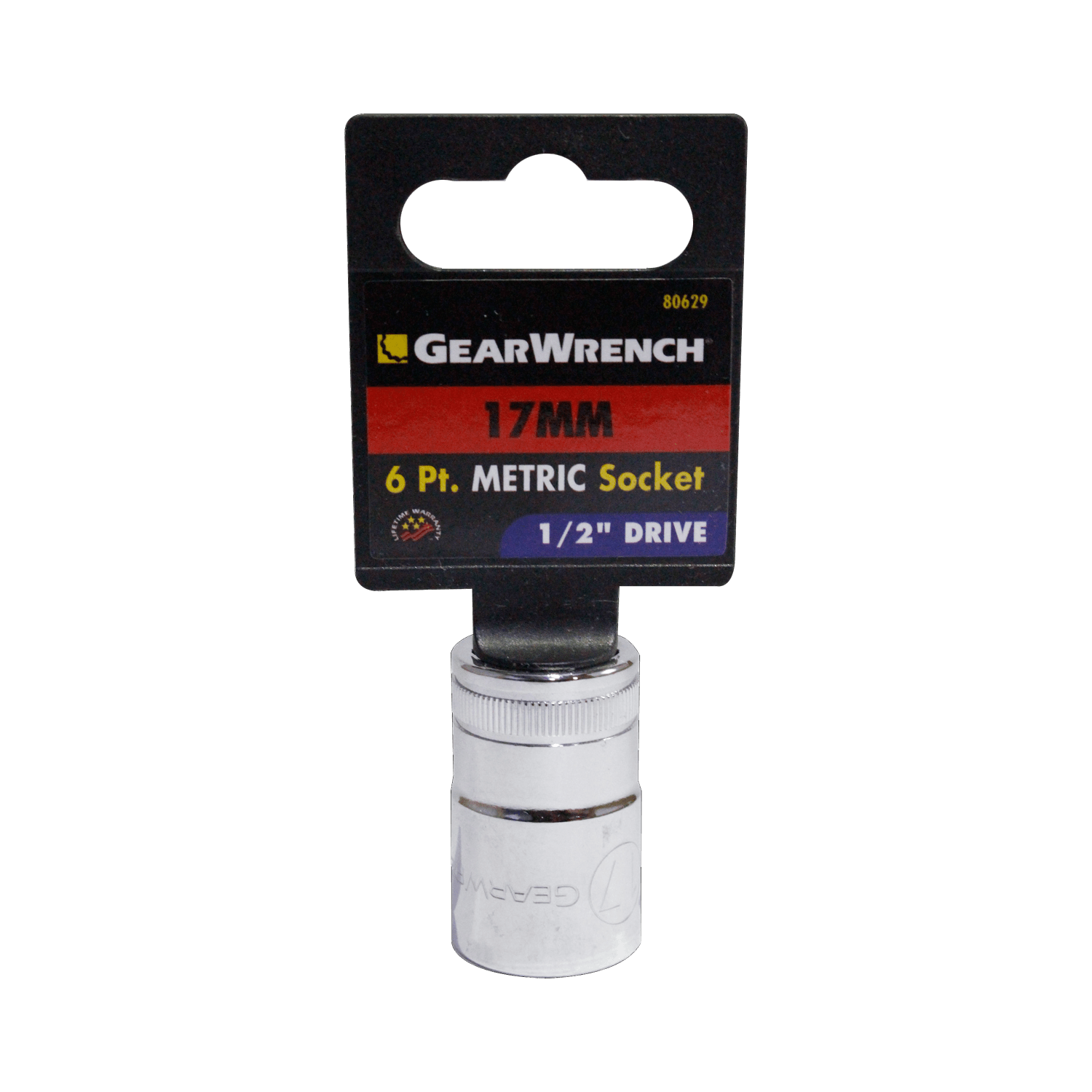 Dadosmet.6pts1/2 Gearwrench 80629 17 Mm.