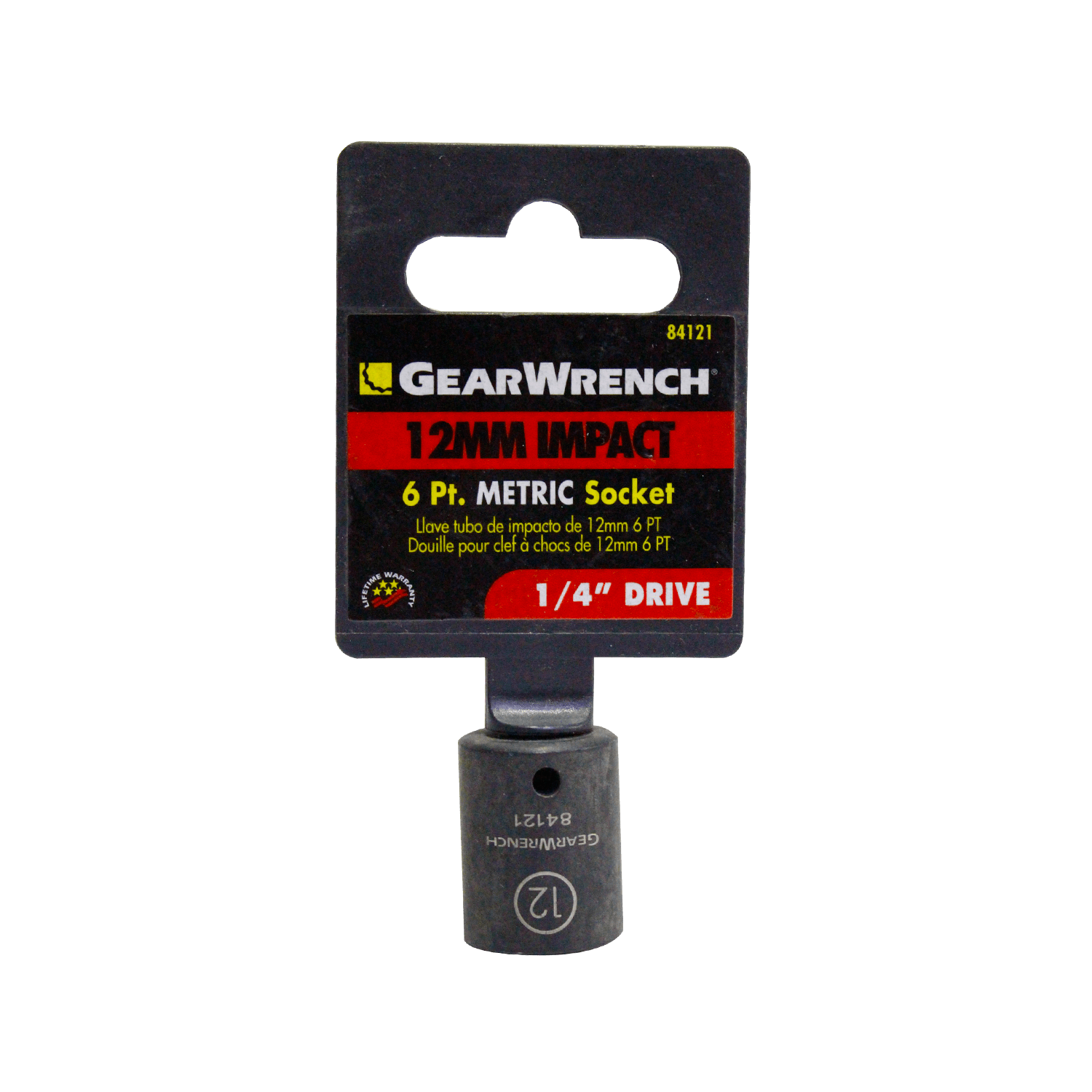 Foto 2 pulgar | Dados Imp 1/4 Gearwrench 84121 12 Mm.