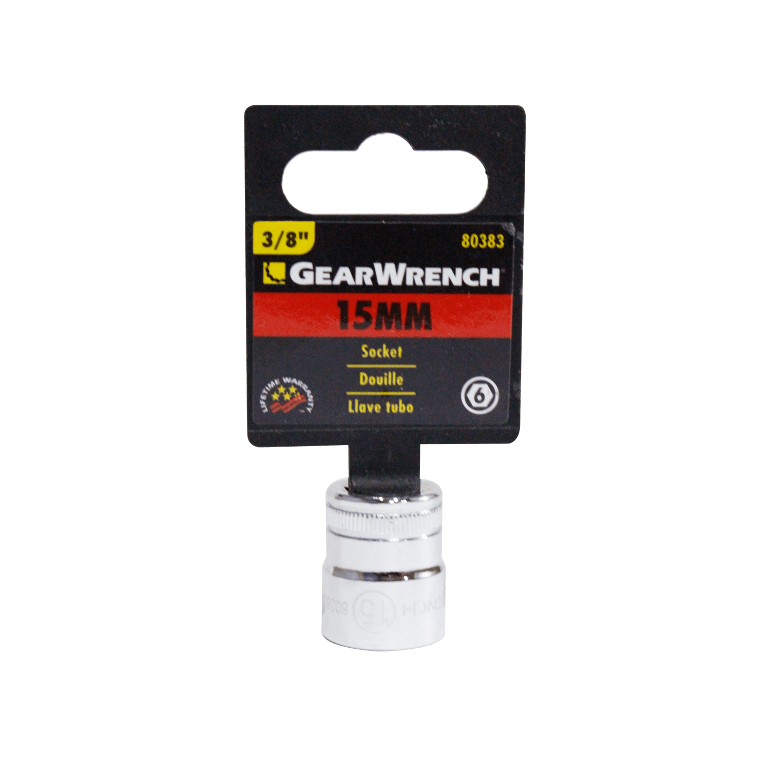 Foto 2 pulgar | Dadosmet.6pts3/8 Gearwrench 80383 15 Mm.