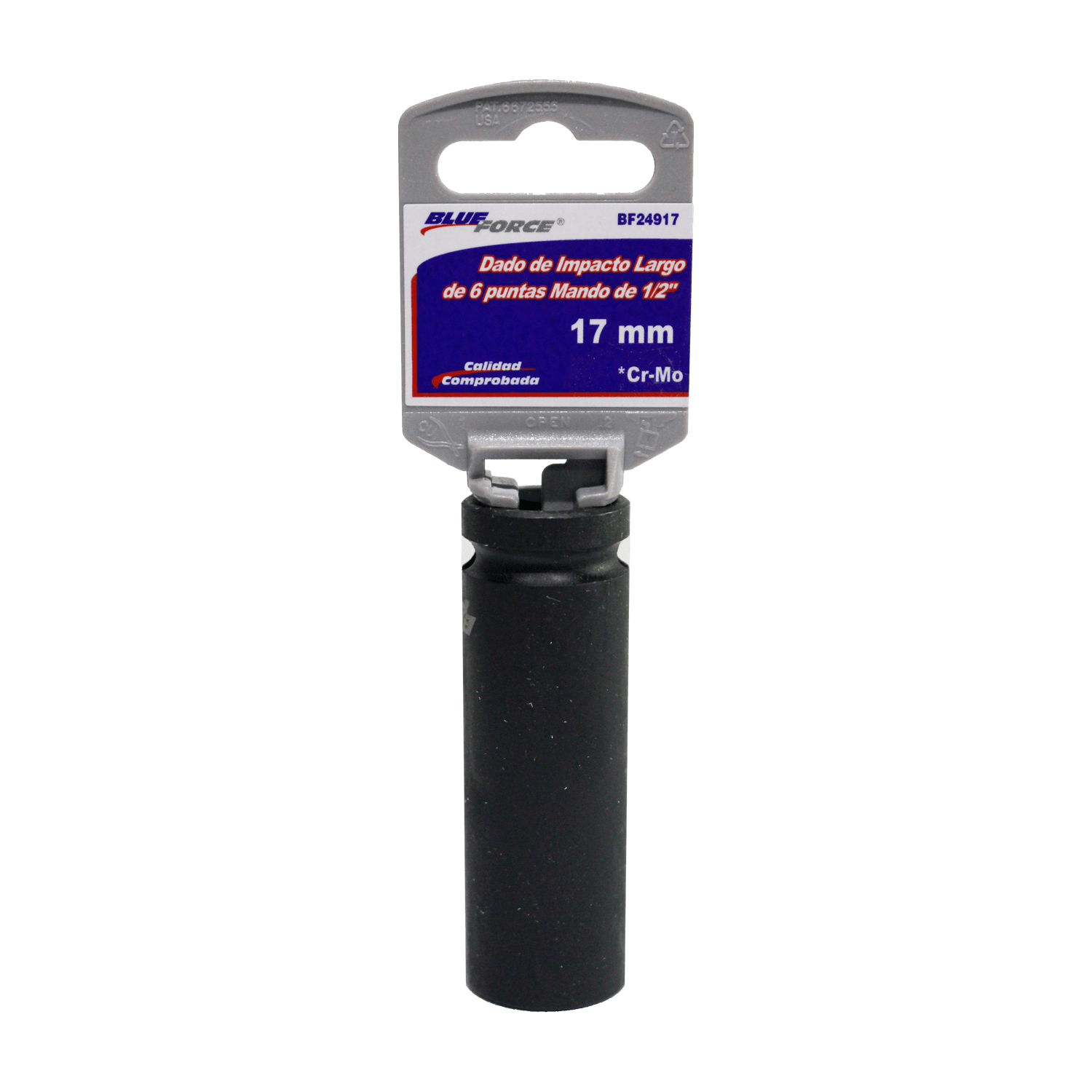 Dado De Impacto Largo 1/2 Blue Force Bf24917 17 Mm