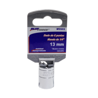Foto 1 | Dados Blue Force BF21613 Met 6 Puntas Mando 1/4'' 13 mm