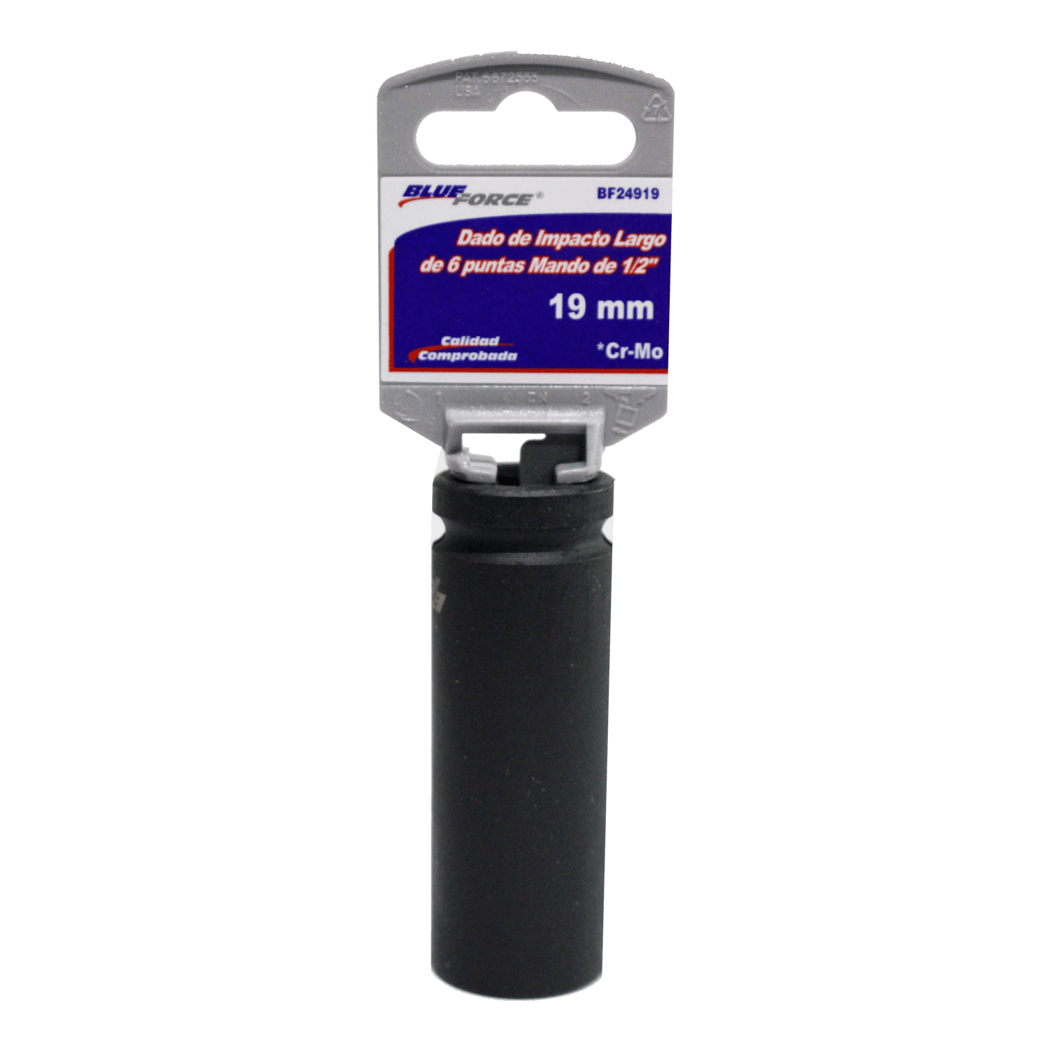Dado De Impacto Largo 1/2 Blue Force Bf24919 19 Mm